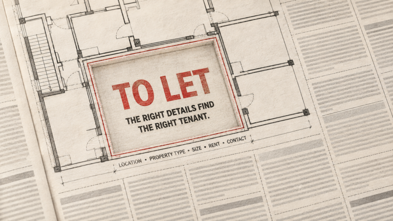 Property Rental Advertisement Samples for Newspapers in India