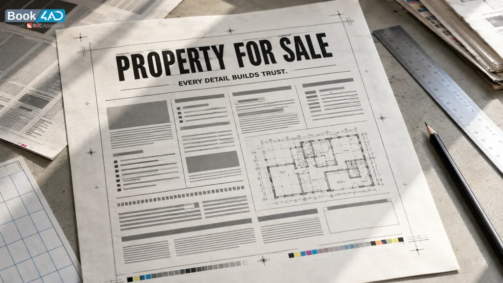 Real Estate Advertisement Samples for Newspapers in India