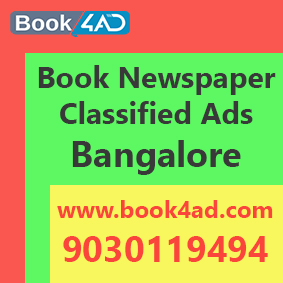 book ads in Bangalore
