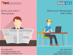 TOP ONLINE NEWSPAPER AD BOOKING AGENCY – BOOK4AD